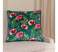 furn. Wylder Nature House of Bloom Poppy Polyester Filled Cushion - Twin Pack