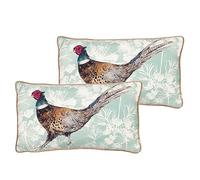 furn. Wylder Nature Manor Pheasant Polyester Filled Cushions Twin Pack