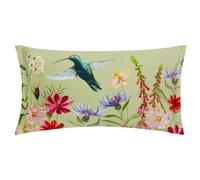 furn. Wylder Nature Nectar Garden Hummingbird Floral Velvet Polyester Filled Cushion