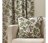 furn. Wylder Pomegranate Floral Jacquard Feather Rich Filled Cushion