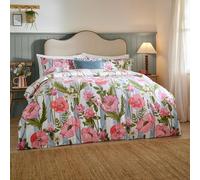 Furn Duvet Cover Set Wylder Poppy Trail - Reversible Floral, Cotton-rich, Multicolour Super King