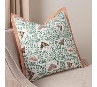 furn. Wylder Silk Moth Floral Cotton Feather Rich Filled Cushion