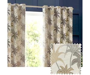 furn. Wylder Tropics Galapagos Jacquard Eyelet Curtains