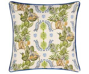 furn. Wylder Tropics Valera Lagos Monkey Tropical Piped Cushion Cover