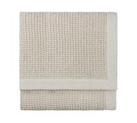 furn. Yard Canopy Waffle Weave Throw - Chunky Cotton Waffle with Oxford Border (Taupe - 240x260cm)