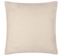 Yard Heavy Chenille Cushion Cover - Luxury Soft Velvet Piped Decorative Case (Linen - 50x50cm)