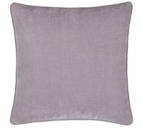 Furn Yard Heavy Chenille Polyester Filled Cushion - Luxury Soft Velvet Piped Decorative Cushion (Mauve - 50x50cm)