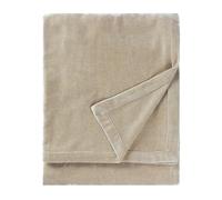 Furn Yard Heavy Chenille Throw - Luxury Soft Velvet Decorative Blanket for Bed or Sofa (Linen - 130x180cm)