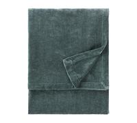 Furn Yard Heavy Chenille Throw - Luxury Soft Velvet Decorative Blanket for Bed or Sofa (Marine - 130x180cm)