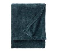 Yard Heavy Chenille Throw - Luxury Soft Velvet Decorative Blanket for Bed or Sofa (Navy - 130x180cm)