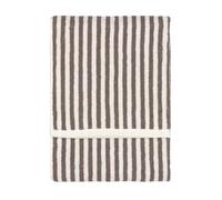 furn. Yard Hebden Hand Towel - Ultra Soft 100% Cotton Terry Striped Luxury Bathroom Towel (Chocolate - 50x100cm)