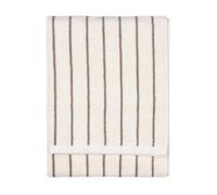 furn. Yard Hebden Narrow Stripe Hand Towel - Ultra Soft 100% Cotton Striped Luxury Bathroom Towel (Mole - 50x100cm)
