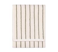 furn. Yard Hebden Narrow Stripe Hand Towel - Ultra Soft 100% Cotton Striped Luxury Bathroom Towel (Olive - 50x100cm)