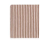 Yard Hebden Striped Cotton Bath Towel - Pecan - 70x130cm