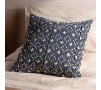 furn. Yard Helm Feather Filled Cushion - Textured Washed Cotton (Ink - 50x50cm)
