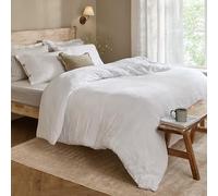Yard Lark Muslin Cotton Single Duvet Cover Set White, White