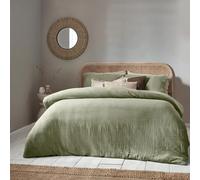 furn. Yard Lark Muslin Cotton Duvet Cover Set, Eucalpytus