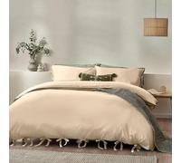 Riviera Yard Mallow Bow Tie Cotton Duvet Cover & Pillowcase Set