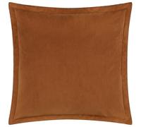 Yard Merton Velvet Polyester Filled Cushion - Pecan - 55x55cm