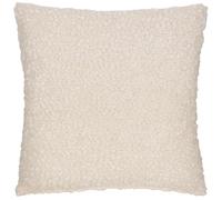 furn. Yard Ulsmere Bouclé Feather Filled Cushion - Wool Blend Textured Cushion (Ecru - 45 x 45cm)