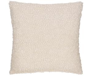 furn. Yard Ulsmere Bouclé Polyester Filled Cushion - Wool Blend Textured Cushion (Ecru - 45 x 45cm)