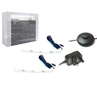 Furneo Set of 2 White LED Lighting Strips [Energy Class A] Indoor Use for Illumination