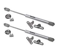FURNICA 2x Telescopic Gas Lift Soft Close Strut (100N)