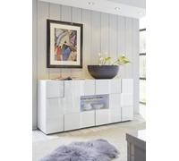 FurniComp LTD Furnicomp Lyon 2 Door 2 Drawer White Gloss Sideboard