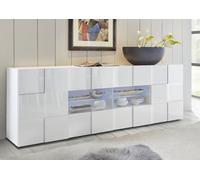 FurniComp LTD Furnicomp Lyon 2 Door 4 Drawer Large White Gloss Sideboard