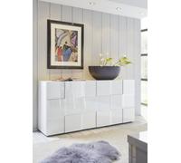 FurniComp LTD Furnicomp Lyon 3 Door White Gloss Sideboard