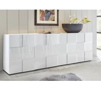 FurniComp LTD Furnicomp Lyon 4 Door Large White Gloss Sideboard