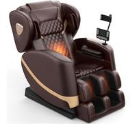 FURNIMAT 2025 Upgrade Massage Chair, Full Body Massage Chair with 10 Fix Points, Heating, Foot Massage, Auto Modes, Bluetooth Speaker, Touch Screen Controller, Zero Gravity Home Office