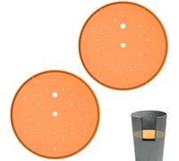 Furniok 2-Pack 18-Inch Round Planter Insert - Plant Pot Insert with Drainage Holes, Use Less Potting Soil, Planter Accessories for Indoor & Outdoor Use (18 inch)