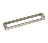 Furnipart Cubico Handle LA 192 mm, Width 201 mm, ZN Stainless Steel Effect