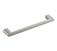 FURNIPART Diner LA Handle 160 mm Elegant Furniture Handle Width 180 mm Die-Cast Zinc Stainless Steel Effect