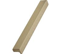 Furnipart Elan LA160 mm Furniture Handle for Screw-On Cupboard Handle Width 200 mm Brushed Aluminium Brass