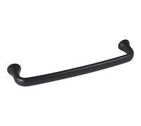 FURNIPART Provence LA160 Furniture Handle Cast Iron Base Diameter 18 mm Handles for Kitchen Cupboards Cast Iron Black