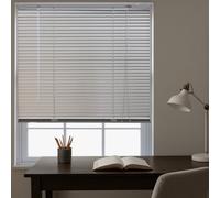 Furnished Aluminum Venetian Blinds - Silver 25mm Slats Trimmable Blinds For Windows And Doors (W)210Cm (L)150Cm