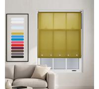 Furnished Daylight Roller Blind With Round Eyelets - Green Trimmable, 135Cm X 165Cm