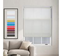 Furnished Daylight Roller Blinds - Cream Trimmable Blind For Windows And Doors (W)235Cm (L)165Cm