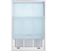 Furnished Duck Egg Blue Daylight Roller Blind with Triple Chrome Round Eyelets - Trimmable Window Shade | Size: 180 cm width x 165 cm drop Furnished Duck Egg Blue 180 cm width x 165 cm drop