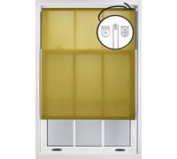 Furnished Green Daylight Roller Blinds with Metal Fittings - Trimmable Window Shade | Size: 130 cm width x 210 cm drop Furnished Green 130 cm width x 210 cm drop