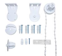 Furnished Roller Blind Repair Kit - All Plastic 25mm Old Version in White Furnished White