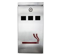 Furnished Stainless Steel Cigarette Bin Wall Mounted Ashtray Outdoor Ash Tray