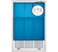 Furnished Teal Daylight Roller Blinds with Metal Fittings - Trimmable Window Shade | Size: 225 cm width x 165 cm drop Furnished Teal 225 cm width x 165 cm drop