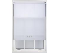 Furnished White Daylight Roller Blind with Triple Chrome Round Eyelets - Trimmable Window Shade | Size: 180 cm width x 165 cm drop Furnished White 180 cm width x 165 cm drop