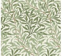 Furnishing Fabric - William Morris Design Willow Bough Sage Green - Cotton Fabric for Curtains, Blinds, Cushions etc - 140cm Wide