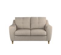 Furnishings For Less Baxter Tufted Fabric 2 Seater Sofa - Oatmeal