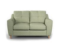 Furnishings For Less Baxter Tufted Fabric 2 Seater Sofa - Sage