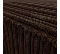 Furnishings For Less Bishop U-Shaped Jumbo Cord Sofa - Scatter Back - Chocolate